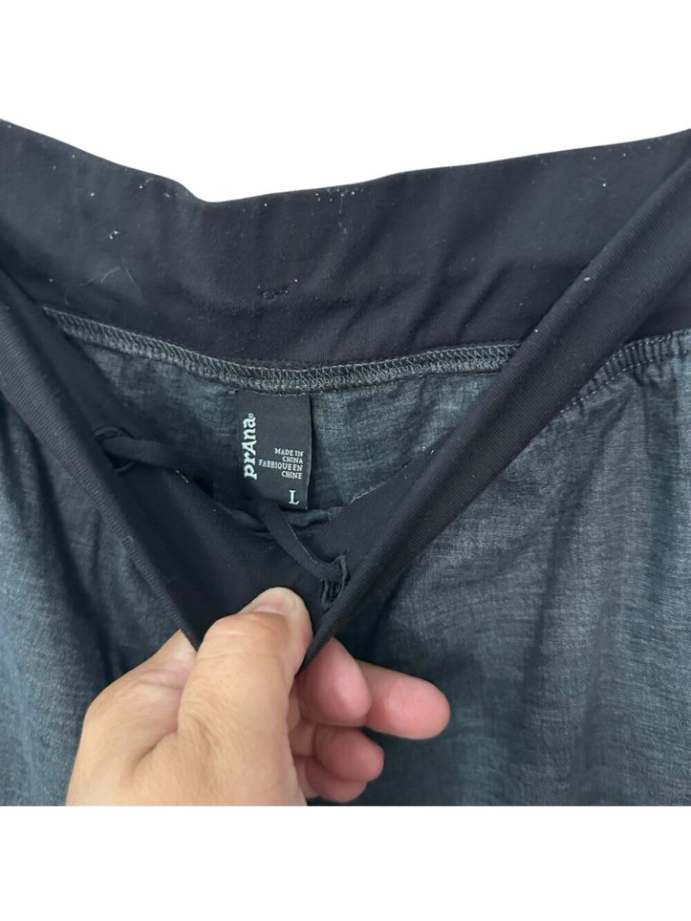 Prana Vaha Short Men’s Size Large Heather Gray Hemp Recycled Blend M3VAHS116 - Picture 3 of 7